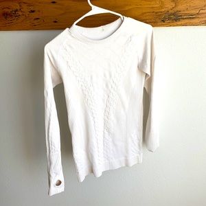 Lululemon swiftly tech white long sleeve